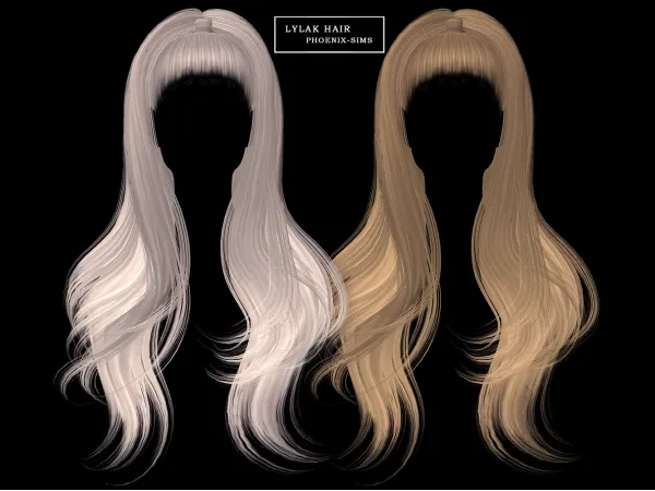 Alpha Lylak Hair - The Sims 4 Custom Content