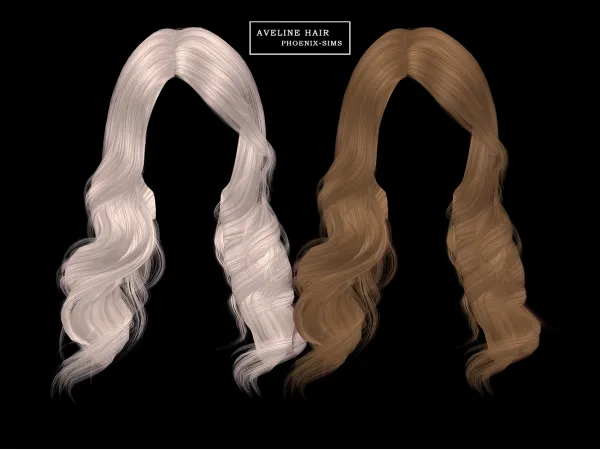 Alpha Aveline Hair - The Sims 4 Custom Content