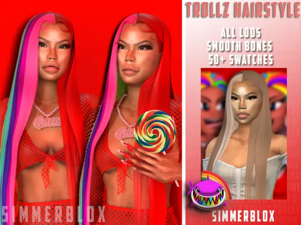 Alpha Trollz 44 by Simmer Blox - The Sims 4 Custom Content
