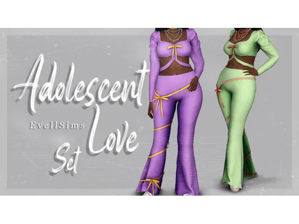 Adolescent Love Set by EvellSims
