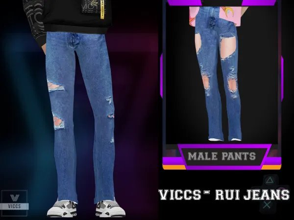 Mix VICCS_RUI PANTS ( ) by viccs - The Sims 4 custom content