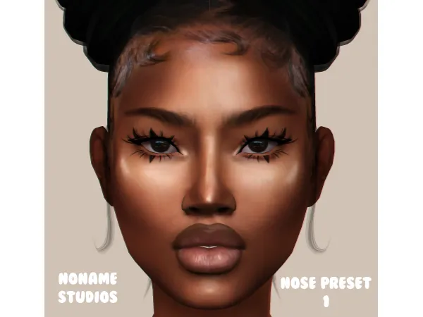 Mix Nose Preset 1 - The Sims 4 custom content