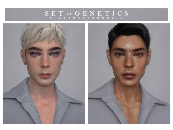 Alpha set of genetics by simsfinds - The Sims 4 Custom Content