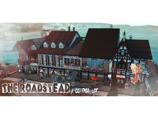 Maxis Match The Roadstead by simsfinds - The Sims 4 Custom Content