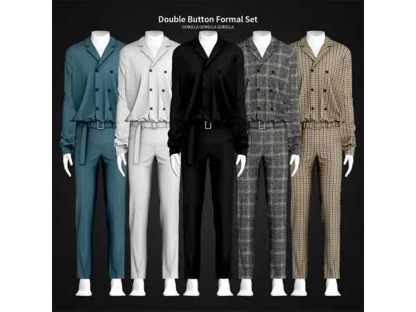 Double Button Formal Set by Gorilla Gorilla Gorilla