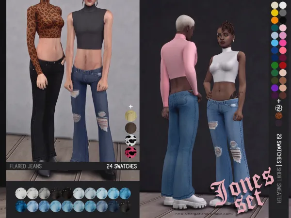Maxis Match [helgatisha] Jones set by helgatisha - The Sims 4 Custom Content