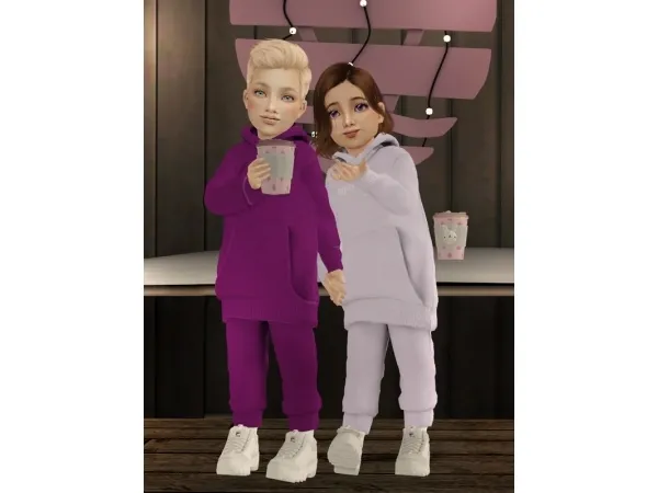 SubPointVC Bunny Strawberry Cocoa 3t2 by simsfinds - The Sims 2 Custom Content