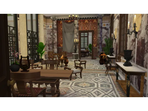 Mix Kerylos Set by simsfinds - The Sims 4 Custom Content