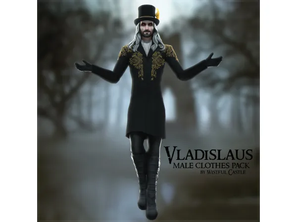 Maxis Match Vladislaus (male clothes pack) by Wistful Castle - The Sims 4 Custom Content