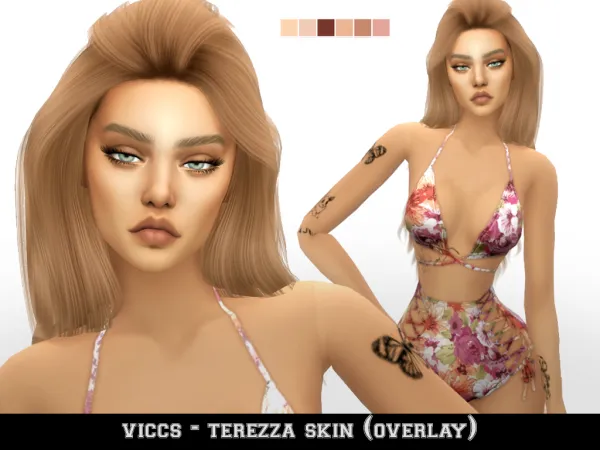 Mix VICCS_ TEREZZA SKIN OVERLAY by viccs - The Sims 4 Custom Content