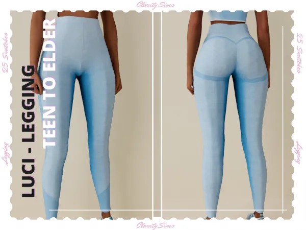 Alpha Luci Legging by clarity-sims - The Sims 4 Custom Content