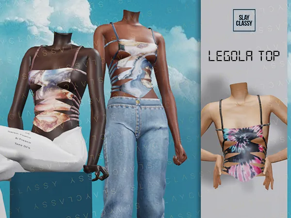 Alpha SC131 LEGOLA TOP by slayclassy - The Sims 4 Custom Content