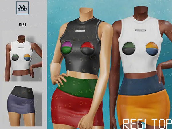 Alpha SC131 REGI SHIRT by slayclassy - The Sims 4 Custom Content