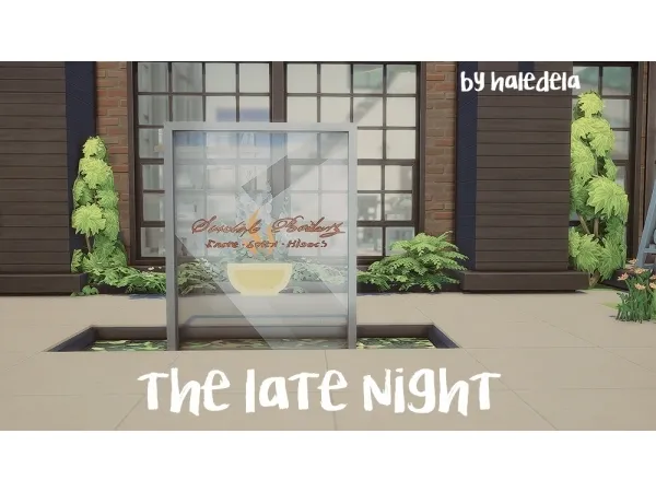 Maxis Match haledela The Late Night - The Sims 4 Custom Content