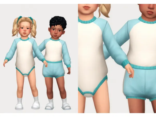 Maxis Match Colorblock Set by simsfinds - The Sims 4 Custom Content