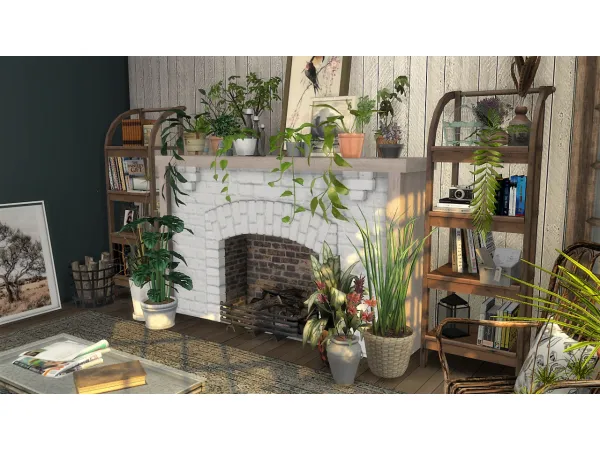 Mix Autumn Cottage - The Sims 4 Custom Content