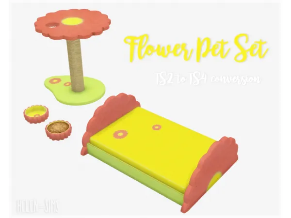 Maxis Match Flower Pet Set - The Sims 4 Custom Content