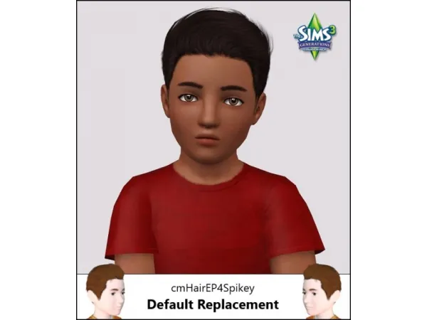 MJ_cmHairEP4Spikey14k by simsfinds - The Sims 3 Custom Content
