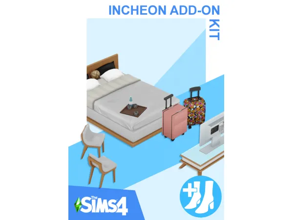 Maxis Match incheon add on - The Sims 4 Custom Content