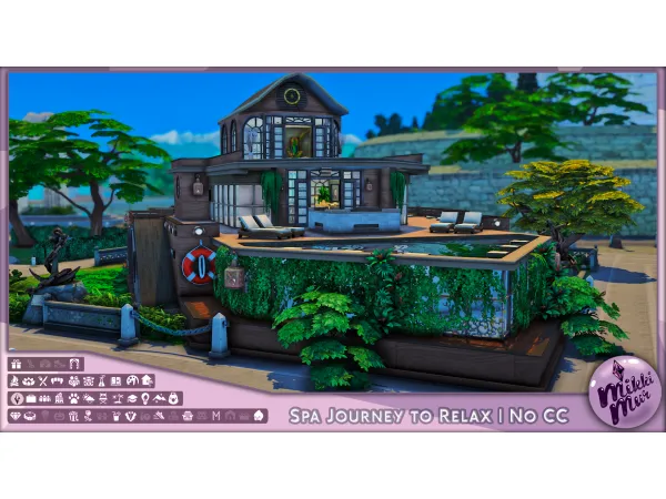 Maxis Match Spa Journey to Relax Sims 4 No Спа Путешествие в Релакс by MikkiMur - The Sims 4 Custom Content
