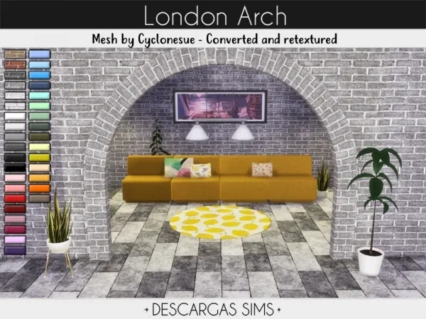 Maxis Match London Arch by descargassims - The Sims 4 Custom Content