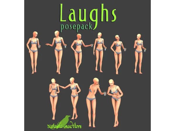 Maxis Match Laughs posepack Auditore by simsfinds - The Sims 4 Custom Content