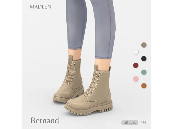 Maxis Match Bernand Boots by madlensims - The Sims 4 Custom Content
