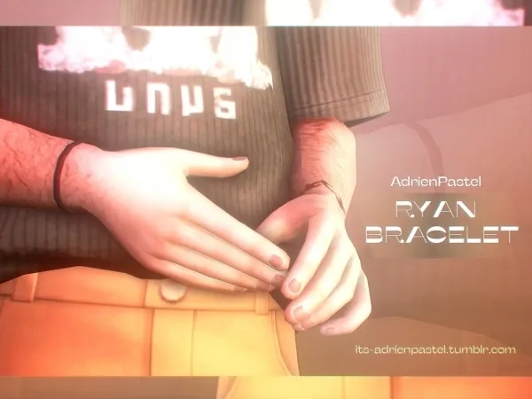 Maxis Match Ryan Bracelet by adrienpastel - The Sims 4 Custom Content
