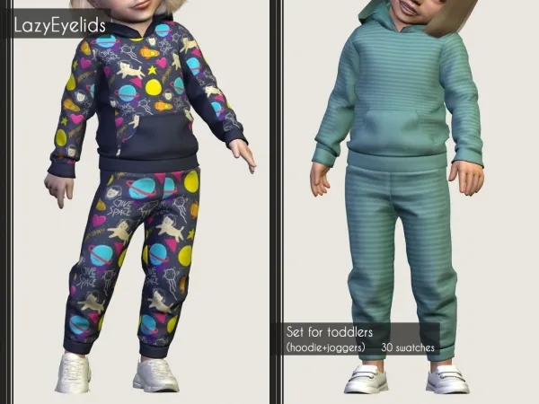 Alpha Set for toddlers by lazyeyelids - The Sims 4 Custom Content