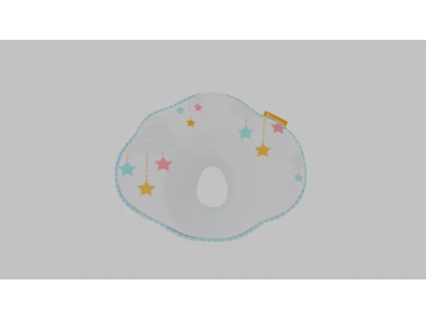 Alpha [Scarlett Bulckowisk] Badabulle Ergonomic Baby Pillow - The Sims 4 Custom Content