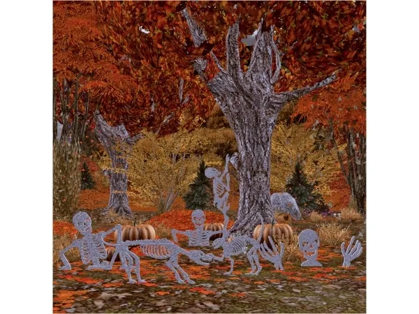 Disastroussims Skeletons 3t2 by simsfinds - The Sims 2 Custom Content