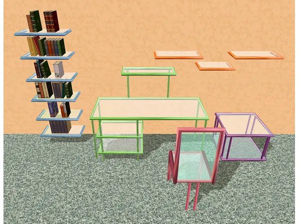 Parsimonious Terse Study by simsfinds - The Sims 2 Custom Content