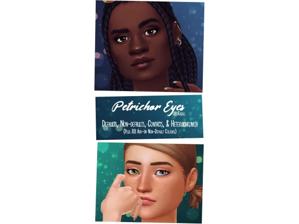 Maxis Match PETRICHOR EYES by simsfinds - The Sims 4 Custom Content