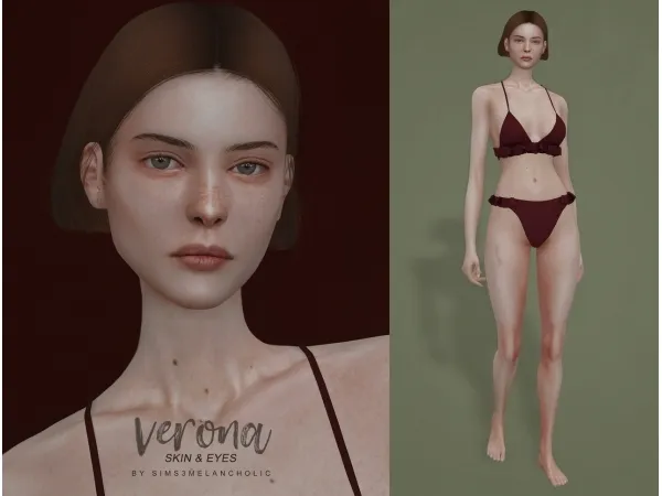 Alpha Verona skin eyes by simsfinds - The Sims 4 Custom Content