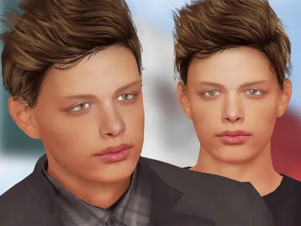 Mix Sim Model Luis Miguel Lips Preset by Lutessasims - The Sims 4 Custom Content