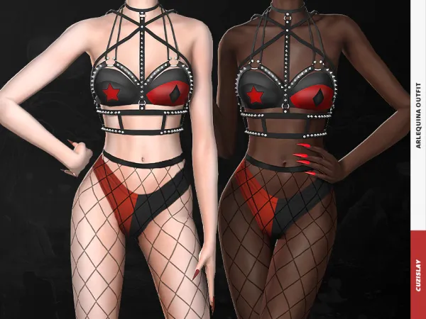 Alpha Alerquina Outfit by cuzislay - The Sims 4 Custom Content