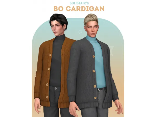 Maxis Match Bo Cardigan by simsfinds - The Sims 4 Custom Content