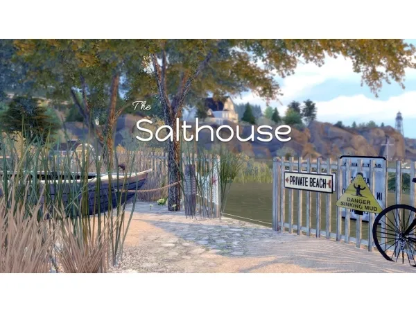 Mix salt house by simsfinds - The Sims 4 Custom Content