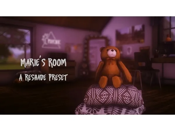Mix Maries Room A Reshade 30 Preset - The Sims 4 Custom Content