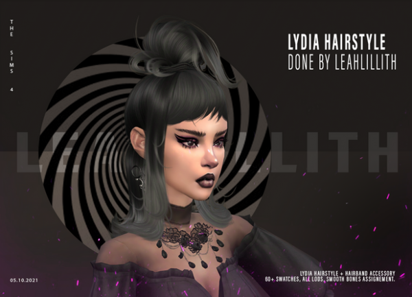 Alpha PM Lydia Hairstyle by simsfinds - The Sims 4 Custom Content