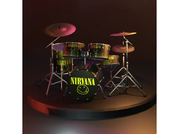 Mix drum and drum stick (Playable drums as piano) by simsfinds - The Sims 4 Custom Content