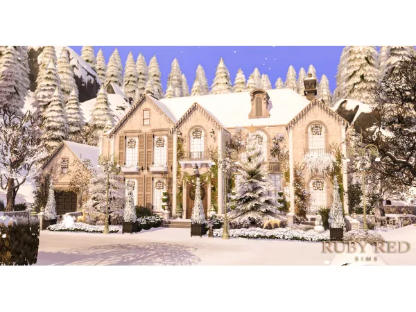 Mix Snowy Christmas by Ruby Red - The Sims 4 Custom Content