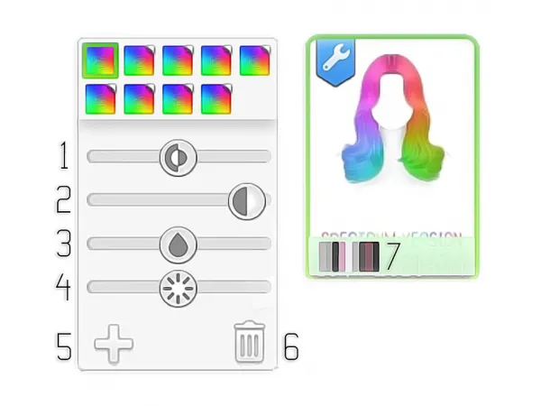 Alpha Color Sliders for Hair and Clothes (Patch 181) Public Release by simsfinds - The Sims 4 Custom Content