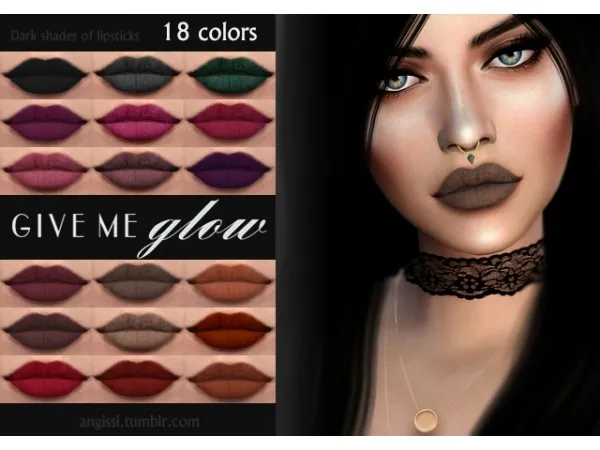 Alpha Give Me Glow Cosmetics by simsfinds - The Sims 4 Custom Content