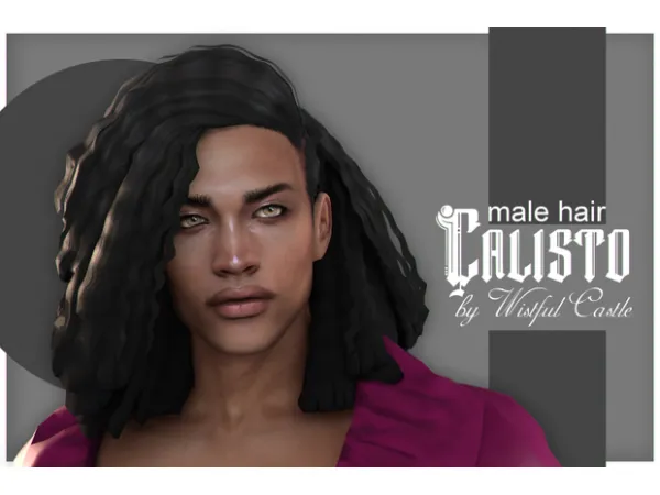 Maxis Match Calisto (male hair) by simsfinds - The Sims 4 Custom Content