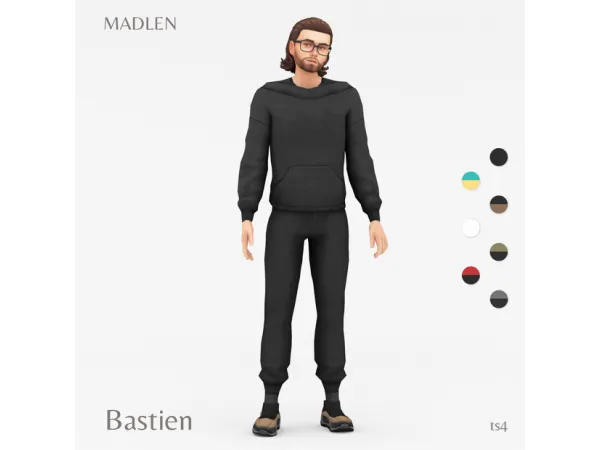 Maxis Match Bastien Outfit by madlensims - The Sims 4 Custom Content