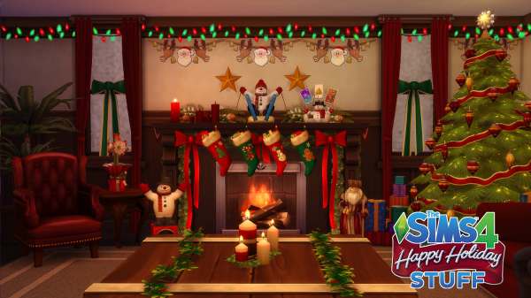 Maxis Match Happy Holiday Stuff by simsfinds - The Sims 4 Custom Content