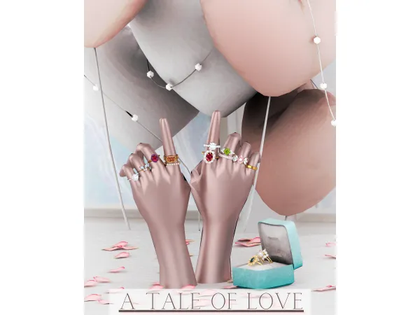 Mix A Tale of Love Collection pt 2 by simsfinds - The Sims 4 Custom Content