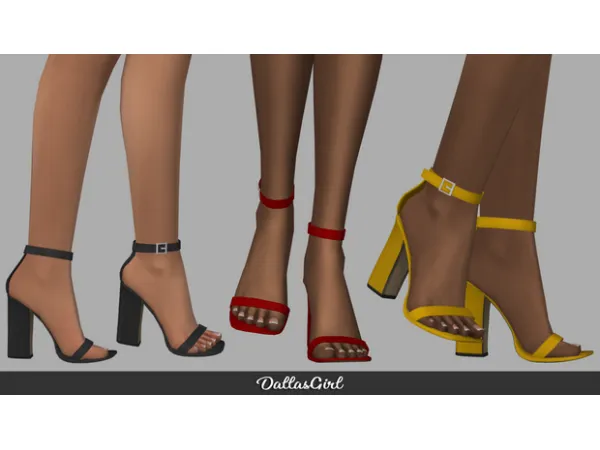 Mix Hillary Sandals by simsfinds - The Sims 4 Custom Content