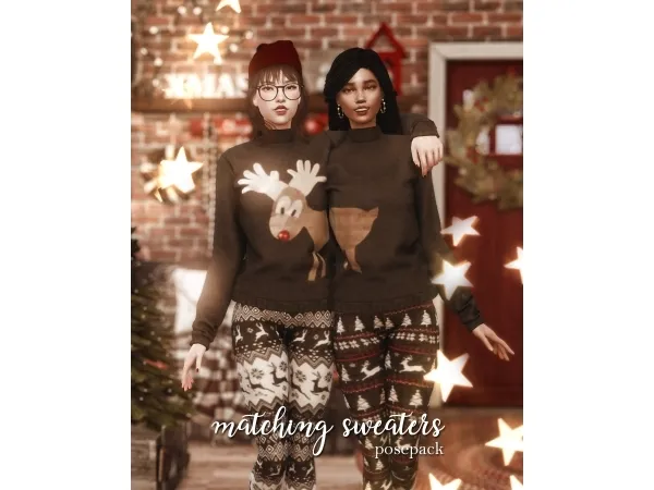 Mix matching sweaters by simsfinds - The Sims 4 Custom Content